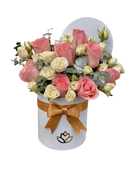 TIERNO BOX DE ROSAS Y MINIROSAS