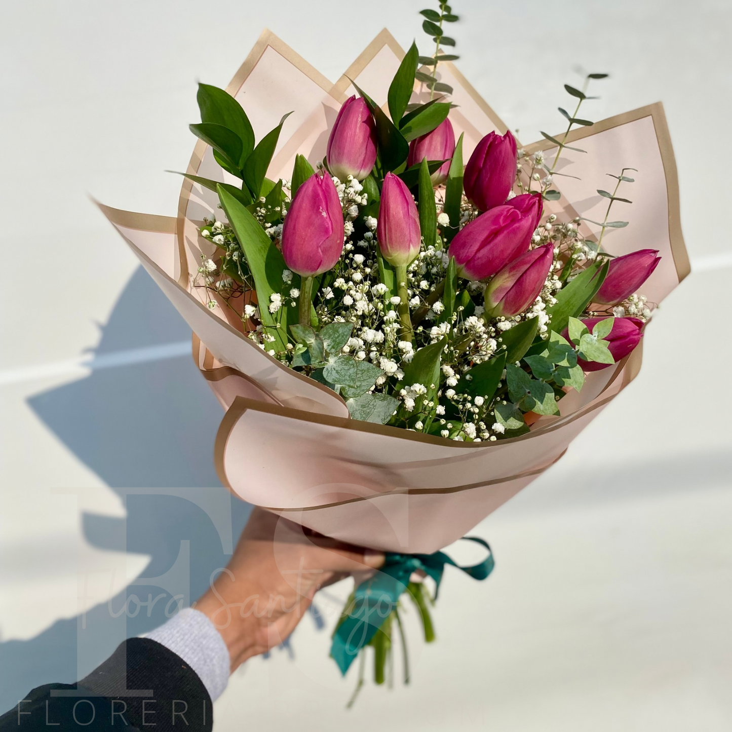 Ramo de Tulipanes rosados