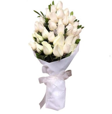 RAMO DE 20 ROSAS BLANCAS