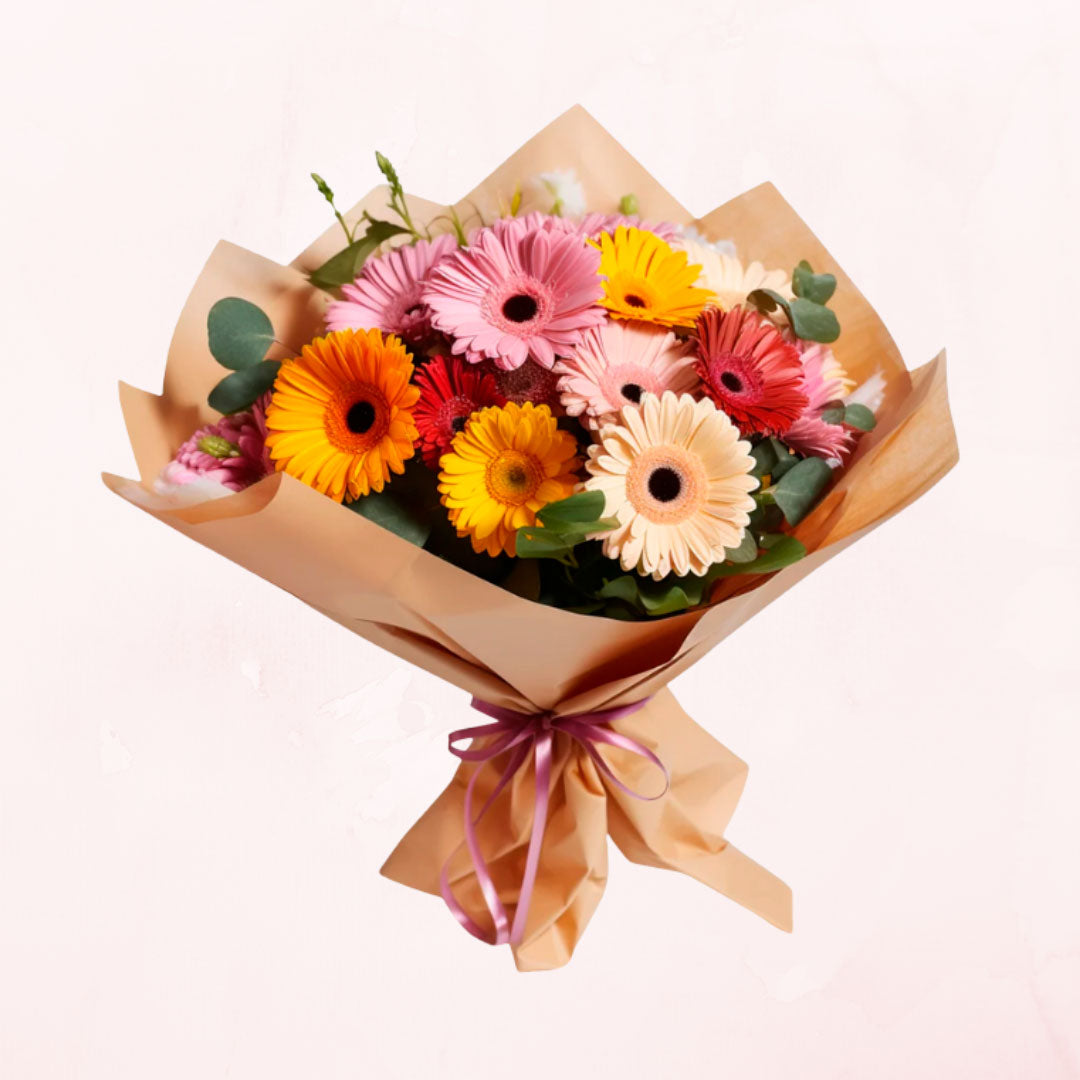 Ramo de 10 Gerberas Multicolor