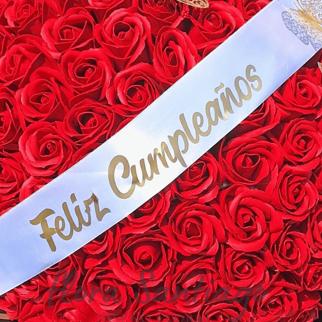 Cinta de seda bordadas con frases