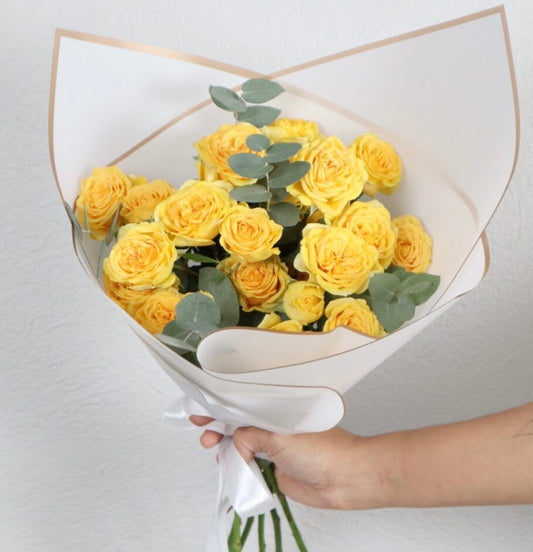Mini rosas amarillas