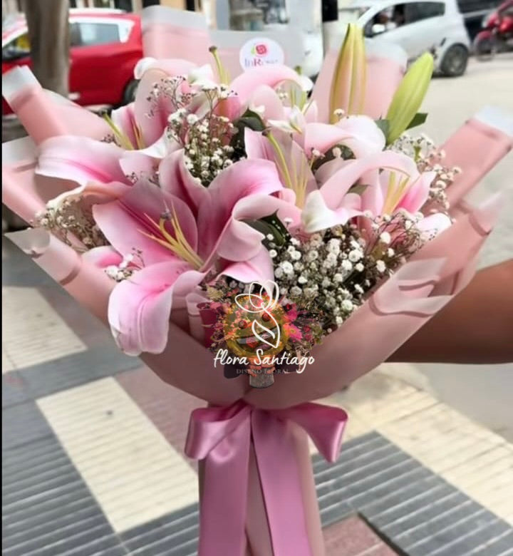 Ramo de lirio oriental