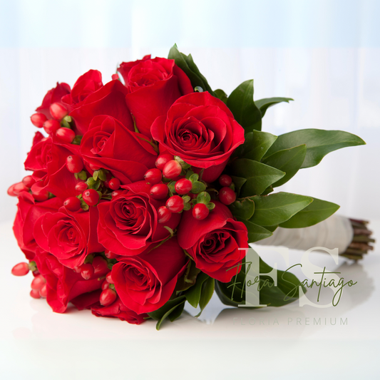 Bouquet de rosas rojas