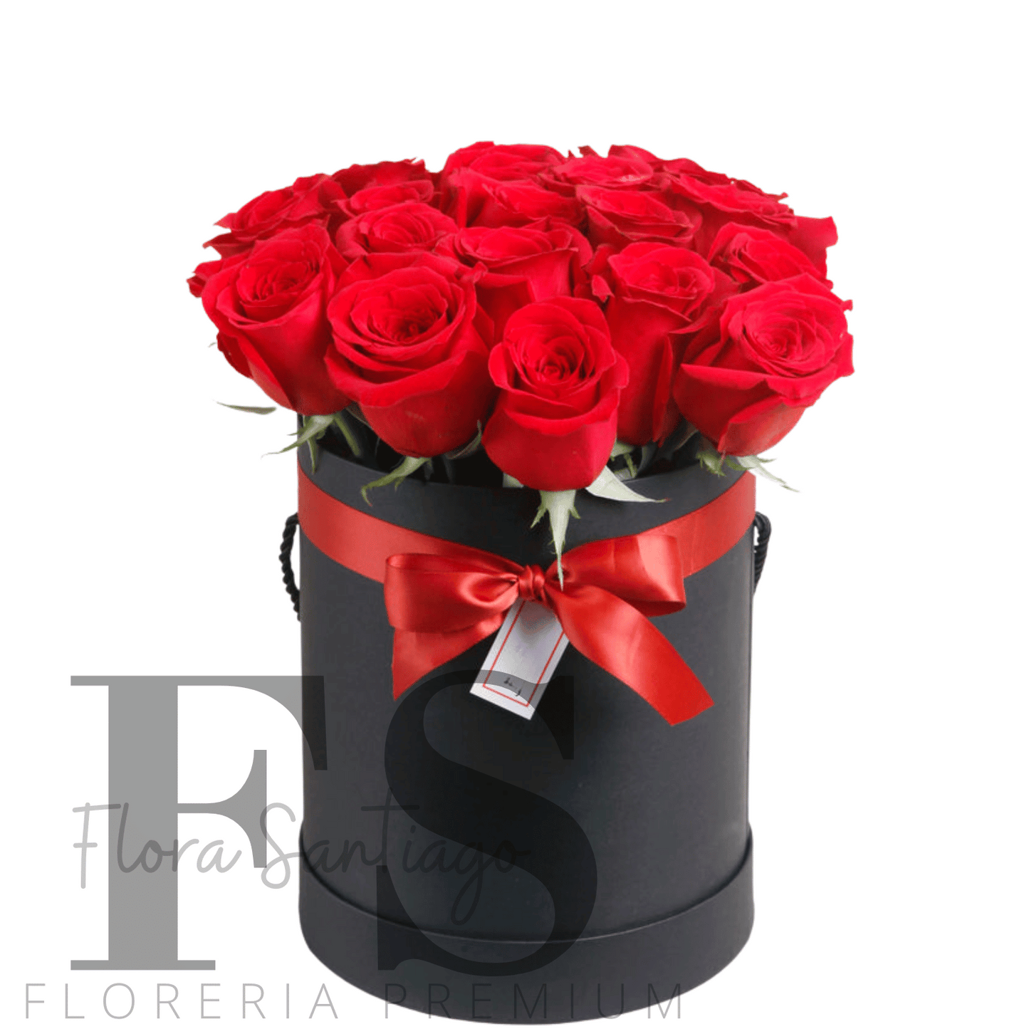 Box con 12 rosas rojas envía flores a domicilio ￼