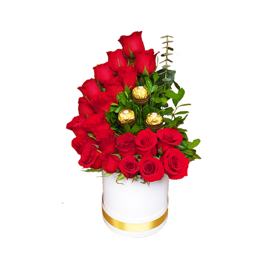 ARREGLO CIRCULAR DE 20 ROSAS