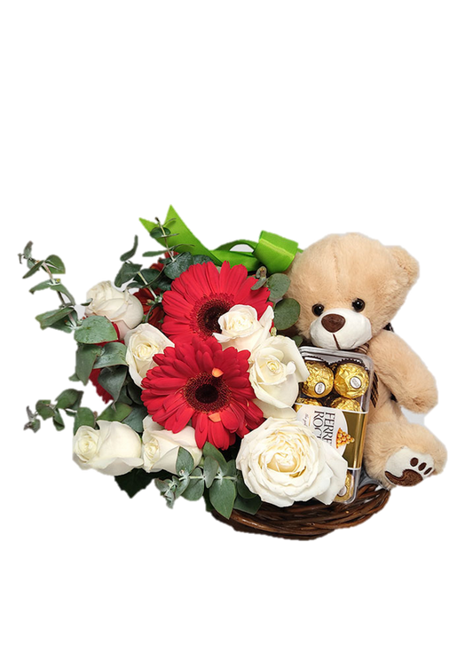 CANASTO TERNURA FLORA