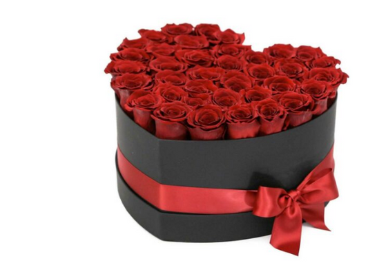 Box Corazón 24 Rosas