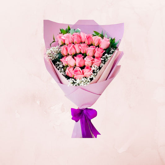 Ramo de 21 Rosas Rosadas