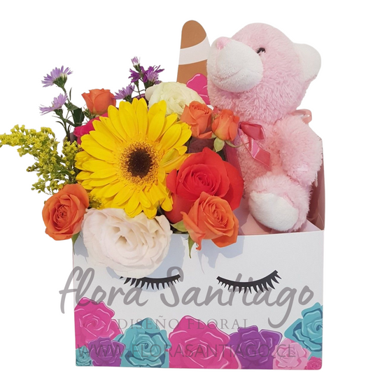 Arreglo de flores para el día del niño