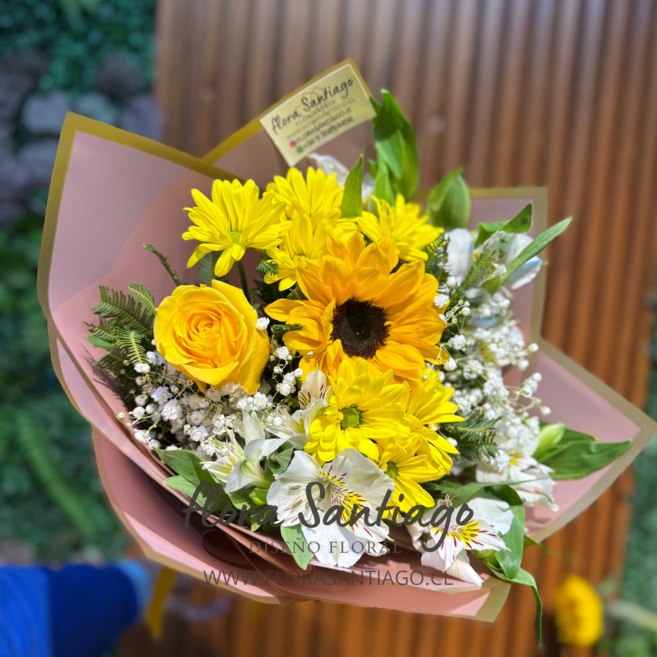 Ramo de flores amarillas