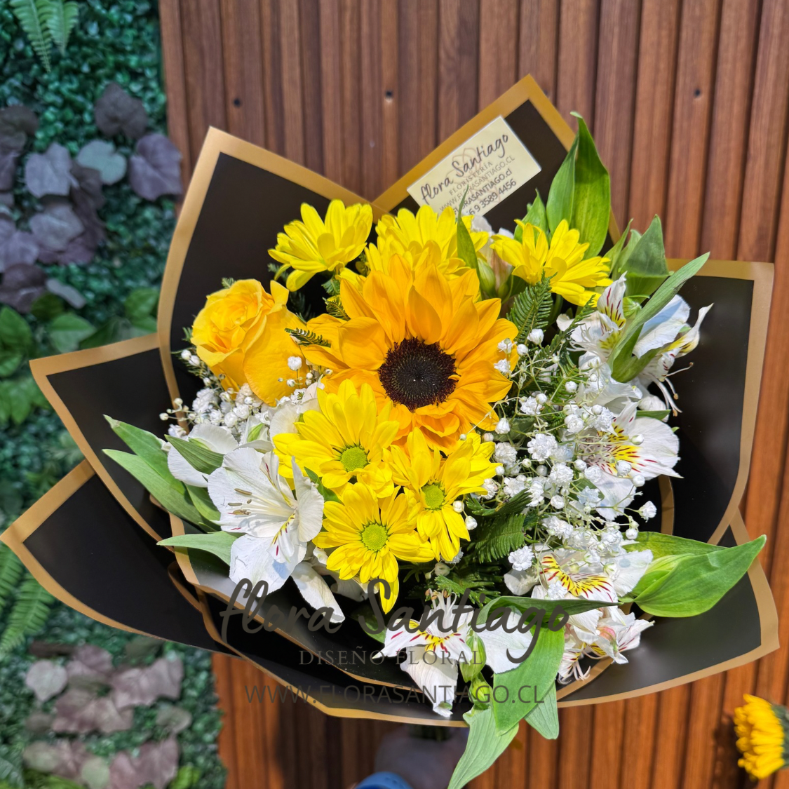 Ramo de flores amarillas