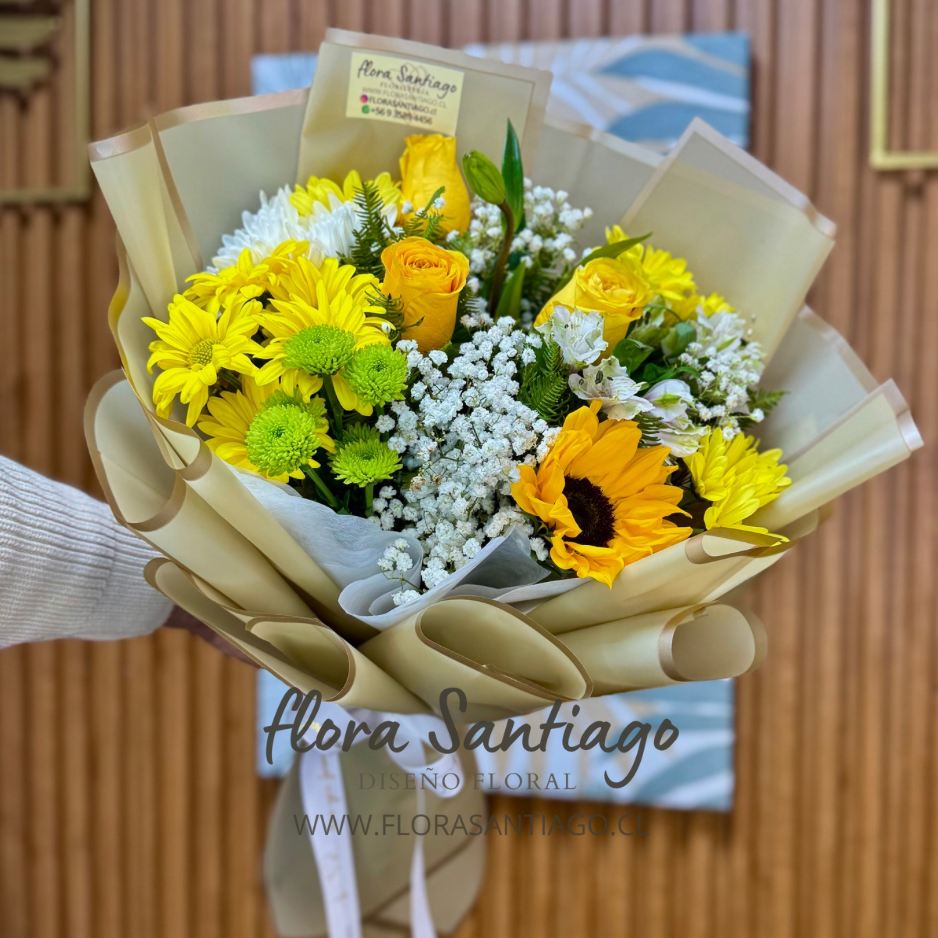 Ramo de flores amarillas