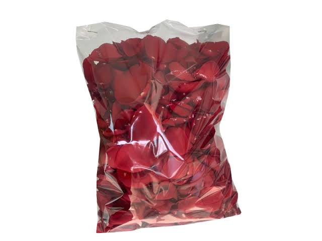 Pétalos de rosas naturales