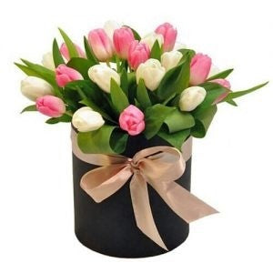 BOX DE 30 TULIPANES