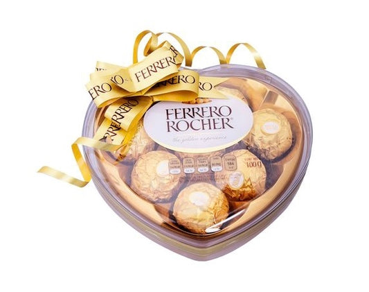 Chocolate Ferrero Rocher corazón 8 U