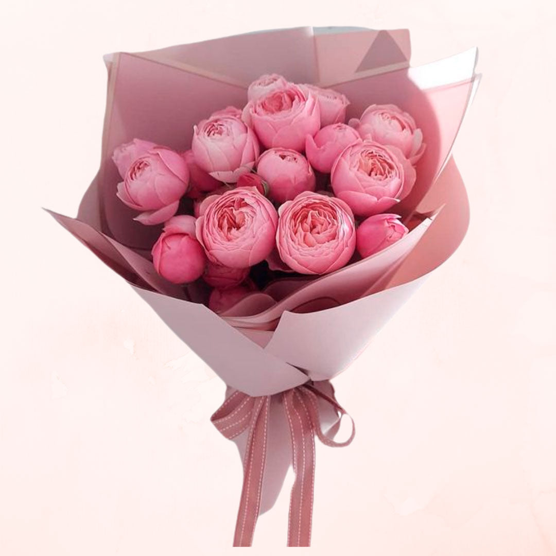 Ramo de 20 Peonias Rosadas
